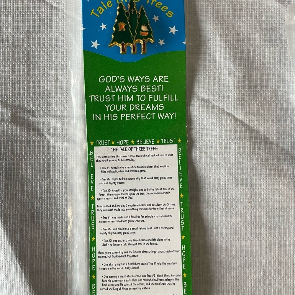 Tale of 3 Trees Enamel Pin - Picture 2 of 4
